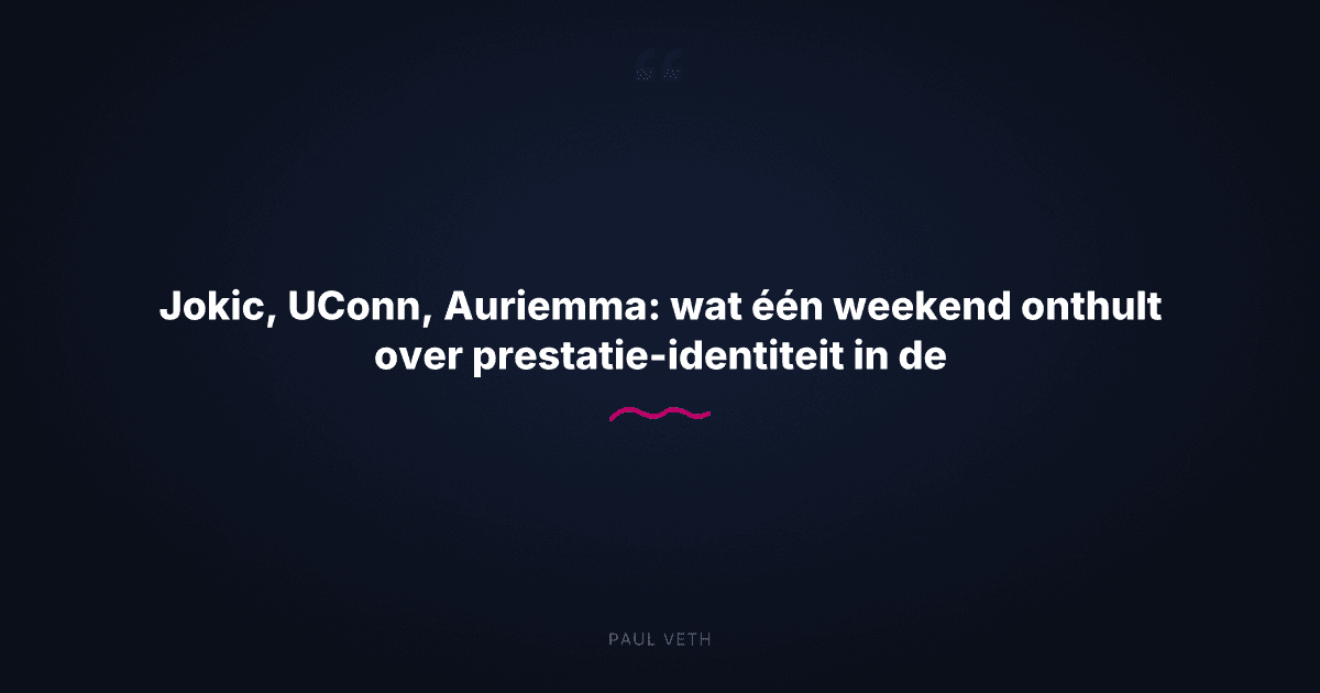 Hoe topsporters scherp blijven op het moment dat het er echt toe doet