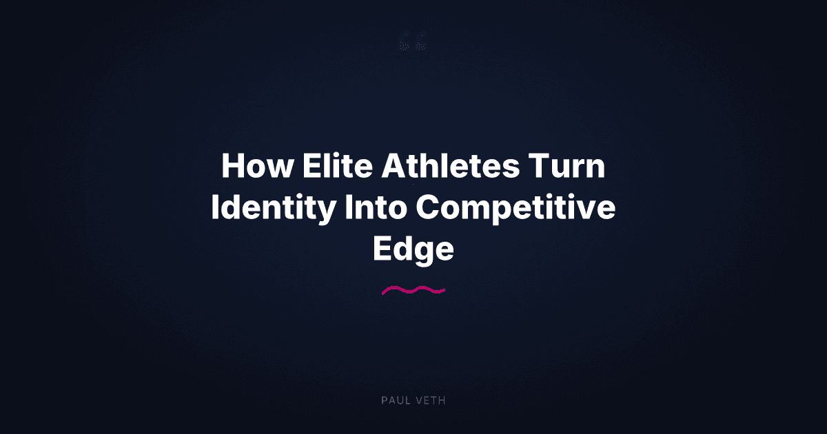 How Elite Athletes Turn Identity Into Competitive Edge