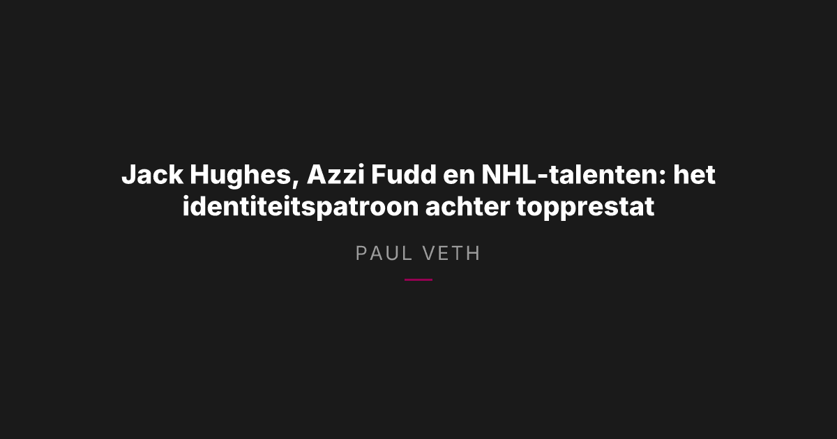 Hoe identiteit topsporters vormt als de schijnwerpers doven