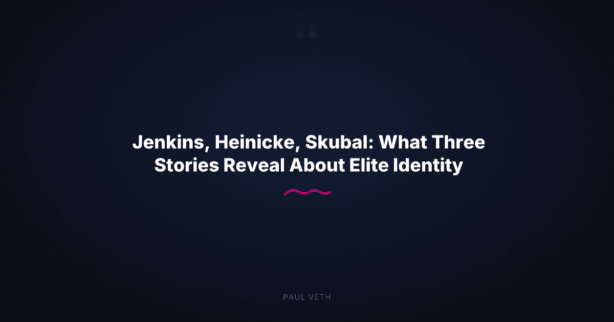 Three Athletes, One Truth: Identity Under Pressure